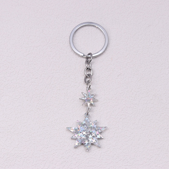 Wholesale Sun and Moon Acrylic Keychain JDC-KC-Duai003