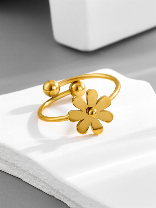 Wholesale Ring jewelry with an open mouth ring, light luxury and high-end jewelry