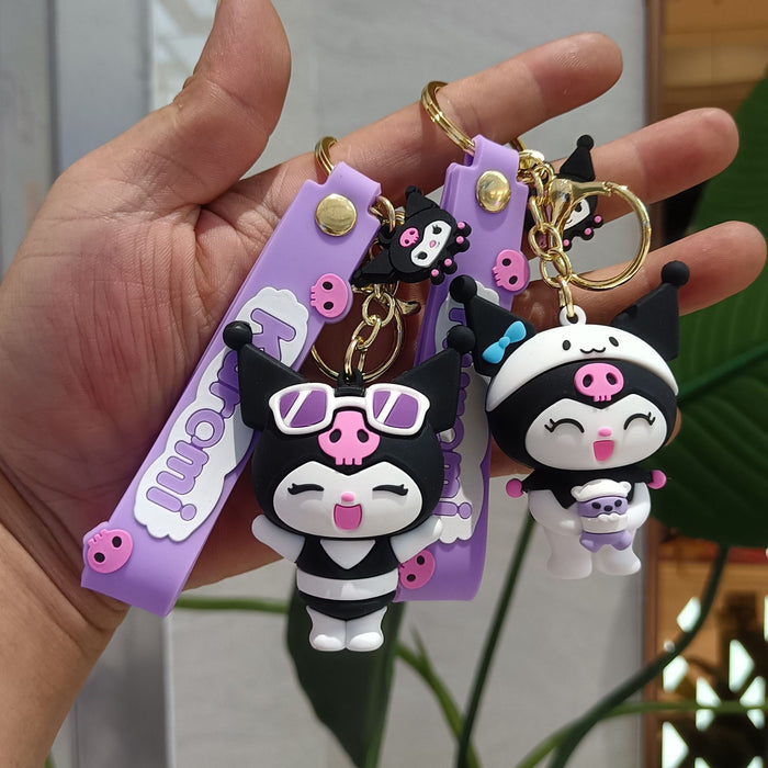 Wholesale PVC Cartoon Doll Keychain JDC-KC-KuangK001