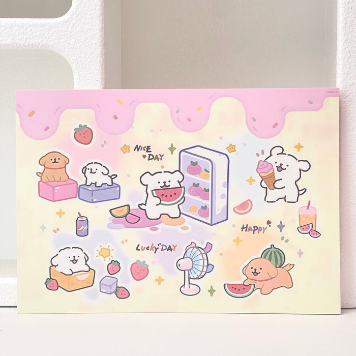 Wholesale Stylish B5 Cartoon Notebook Cute Dog Design with Full-Color Pages