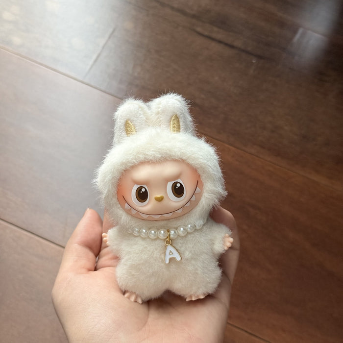 Wholesale Mini blind box pendant letter pearl necklace accessories doll clothes