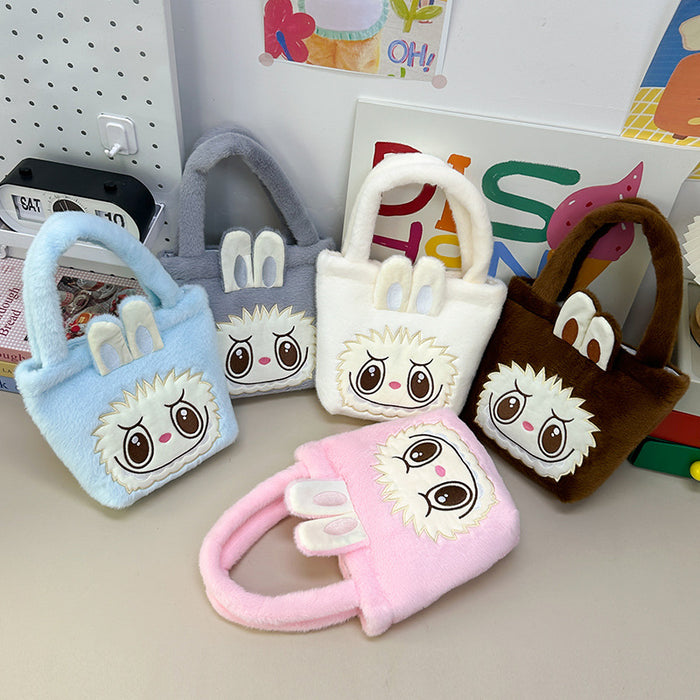 Wholesale New Cute City Park Crossbody Bag Makeup Bag Cartoon Plush Handheld Shoulder Bag