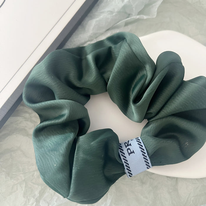 Wholesale Triangle Letter Satin Large Intestine Ring Hair Scrunchies JDC-HS-JFY002