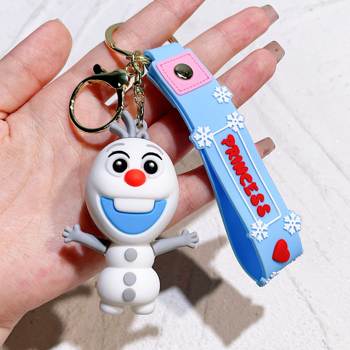 Wholesale Cartoon Silicone Doll Keychain JDC-KC-QiChao030