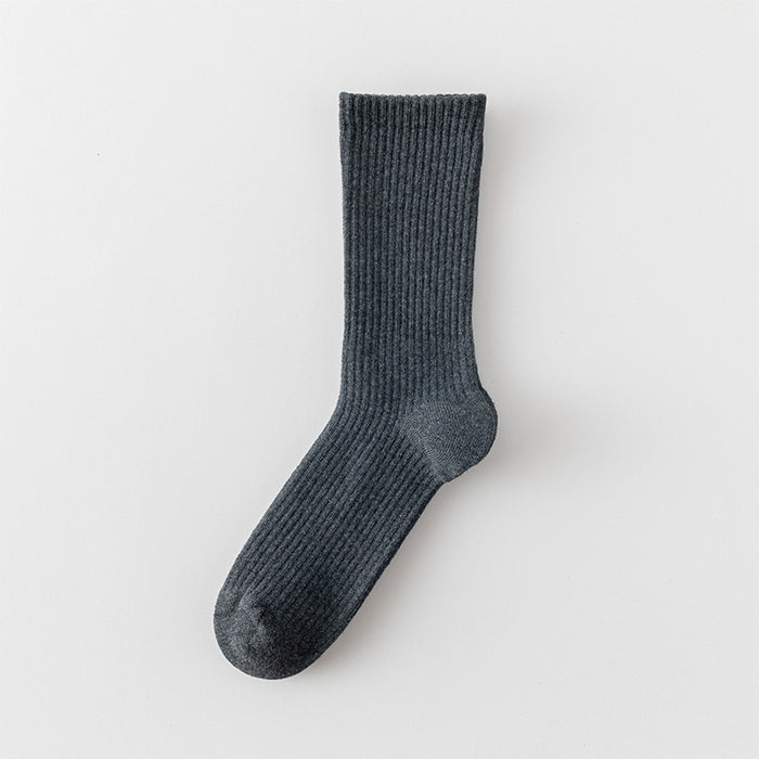 Wholesale Sports socks, basketball socks, mid tube socks, cotton socks, men's socks, solid color looped socks, comfortable socks, long tube socks