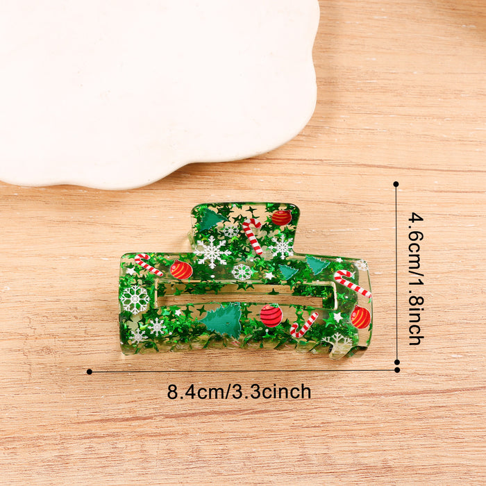 Wholesale Square Christmas themed ornament clip