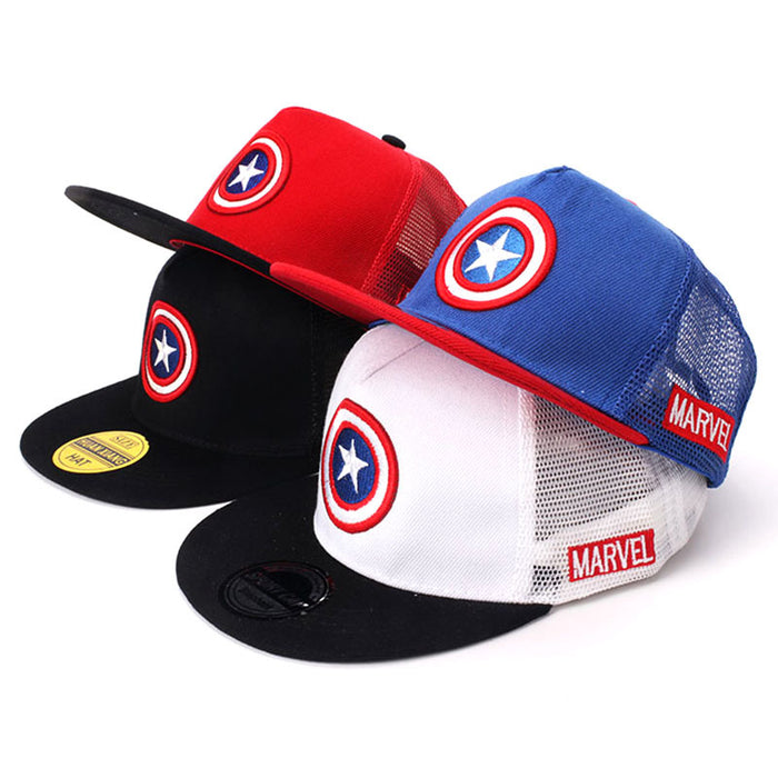 Wholesale Royal Blue Kids Baseball Cap Unisex Adjustable Wide Brim Cartoon Hat Chic Summer Hip Hop Everyday Style