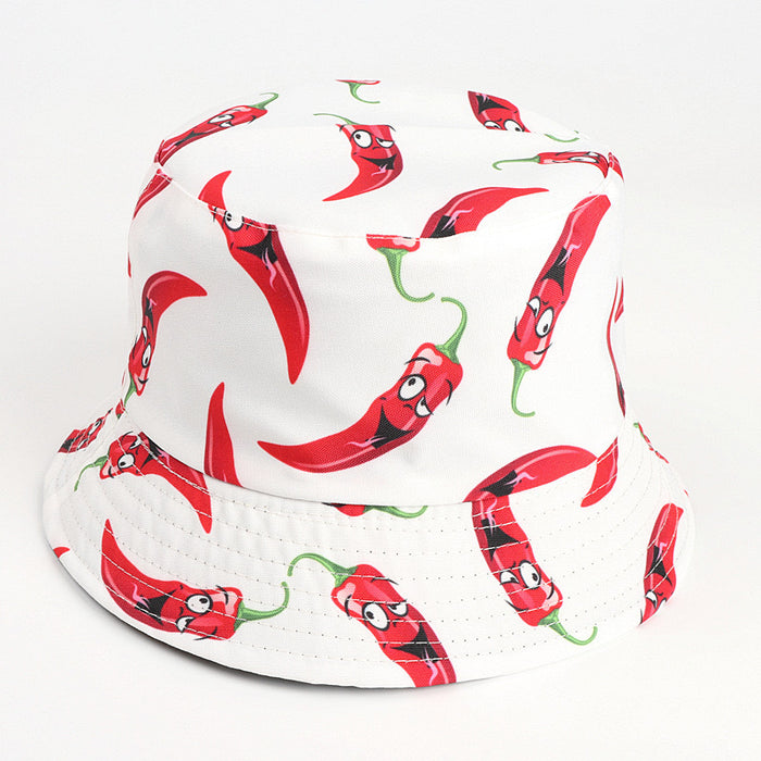 Wholesale  creative avocado  adult casual sunshade basin hat