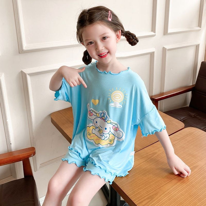 Wholesale Cute Cartoon Children's Home Wear Suits JDC-PJ-XiaoHZ001