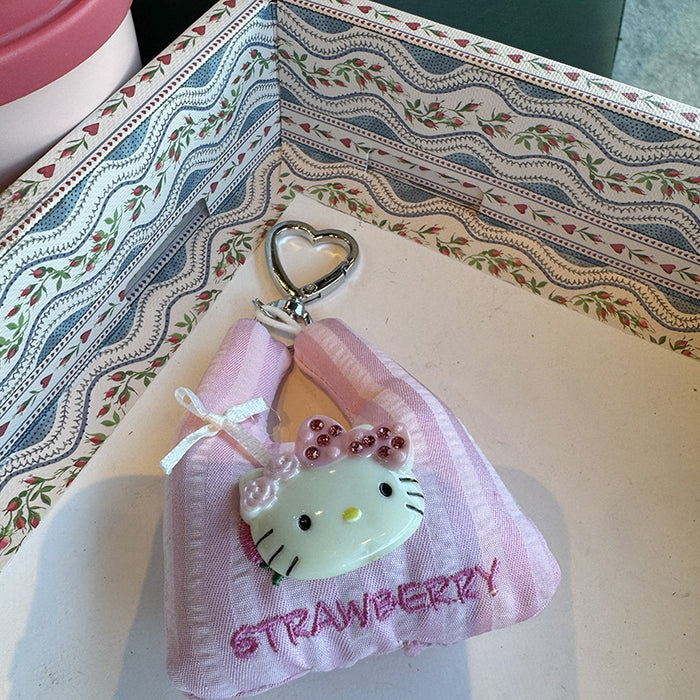 Wholesale Cute Cartoon Funny Kitten Keychain Pendant,  Soft and Able