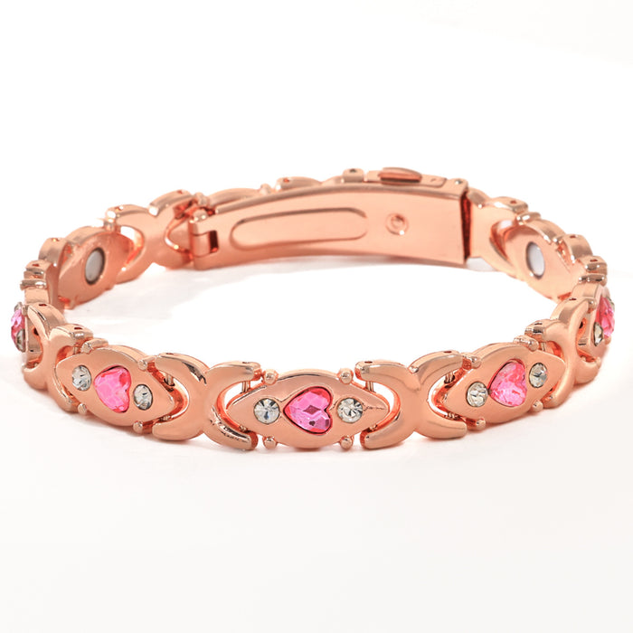 Wholesale energy magnet bracelet diamond adjustable bracelet
