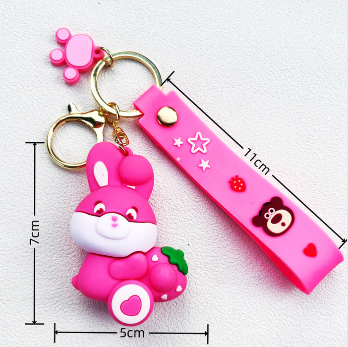 Wholesale PVC Cartoon Doll Keychain JDC-KC-WuYi113