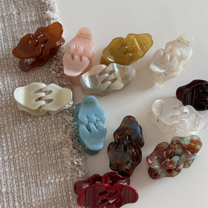 Wholesale Gold Label Cute Small Hair Clip Acetate Hairpin