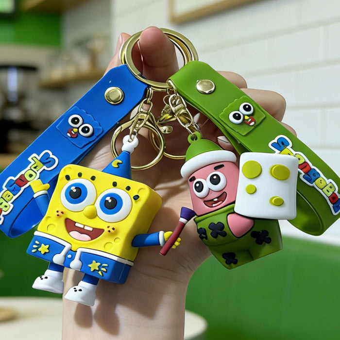 Wholesale Cartoon Silicone PVC Keychain Car Bag Charm Key Accessory Fashion Gift MOQ≥2