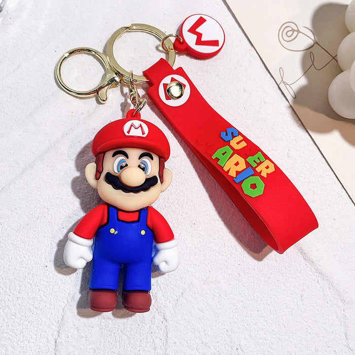 Wholesale Cartoon Game Silicone Keychain JDC-KC-Qiwei036