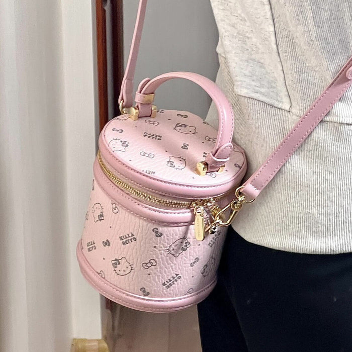 Wholesale Women' s Classic-Print Bucket Crossbody Bag