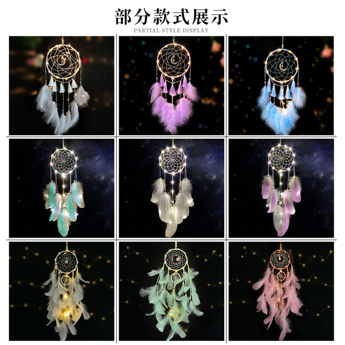 Wholesale DIY Dreamcatcher Wind Chime Craft Kit Family Team Building Activity Kids Craft Supply MOQ≥2