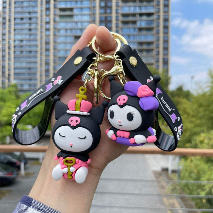 Wholesale Keychain Soft Rubber Cute Doll Car Keychain Backpack Pendant