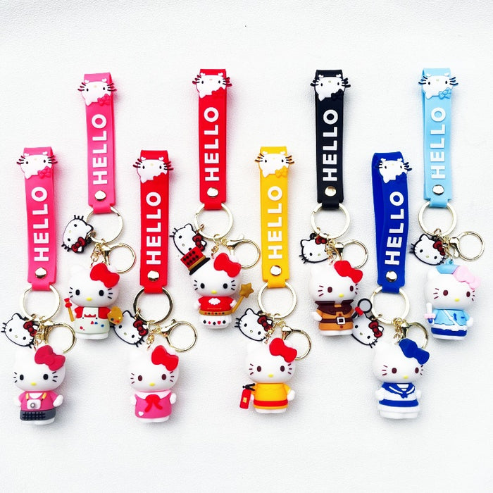 Wholesale PVC Cartoon Doll Keychain JDC-KC-ChuC044