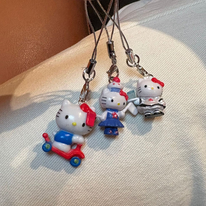 Wholesale Bouncing Horse Cat Keychain Charm