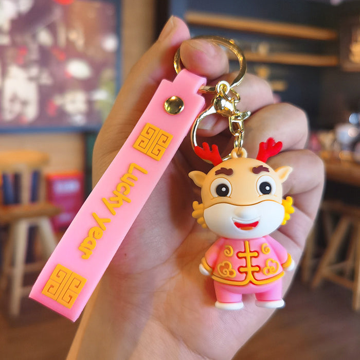 Wholesale Cartoon Doll Silicone Keychain JDC-KC-Tingm132