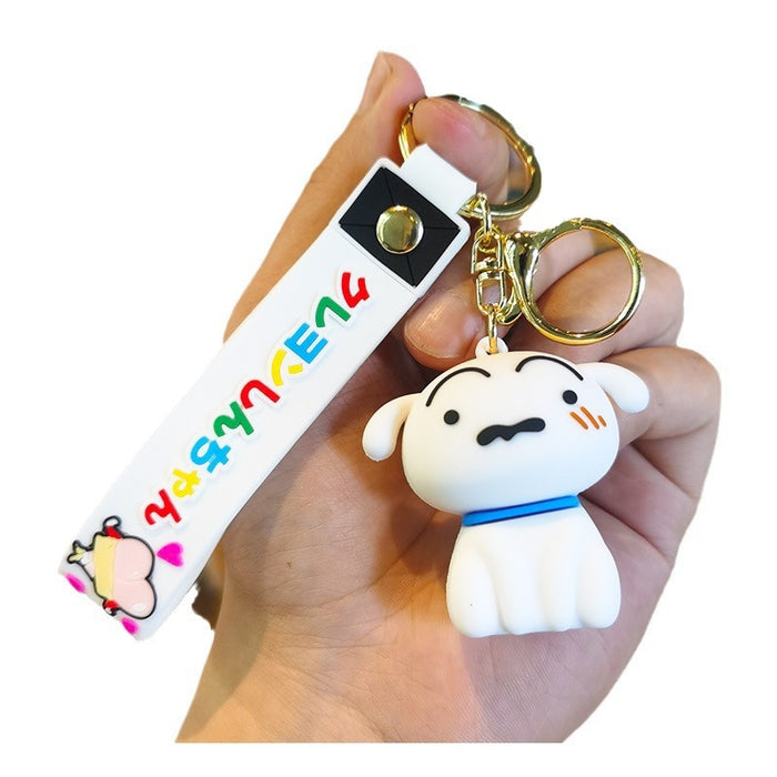 Wholesale Cartoon 3D Doll Rubber Keychain JDC-KC-Tingm046