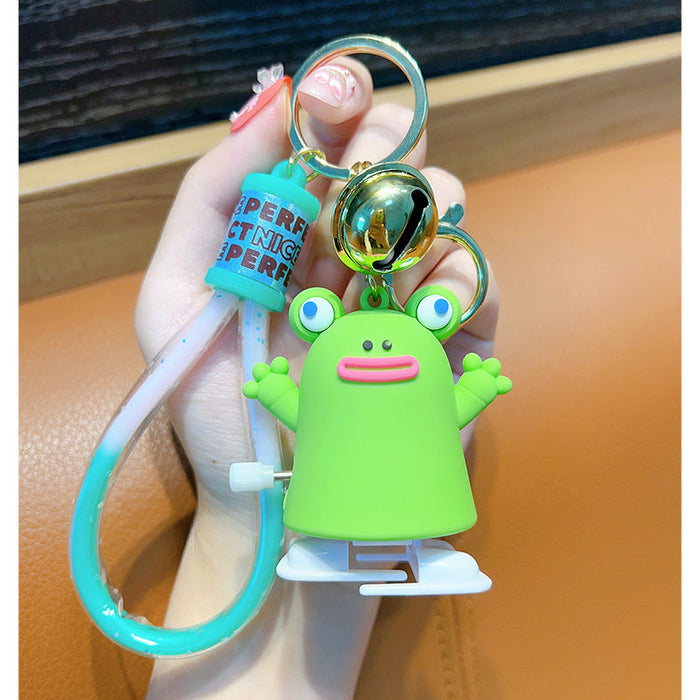 Llavero de rana relojería al por mayor JDC-KC-GSWA010