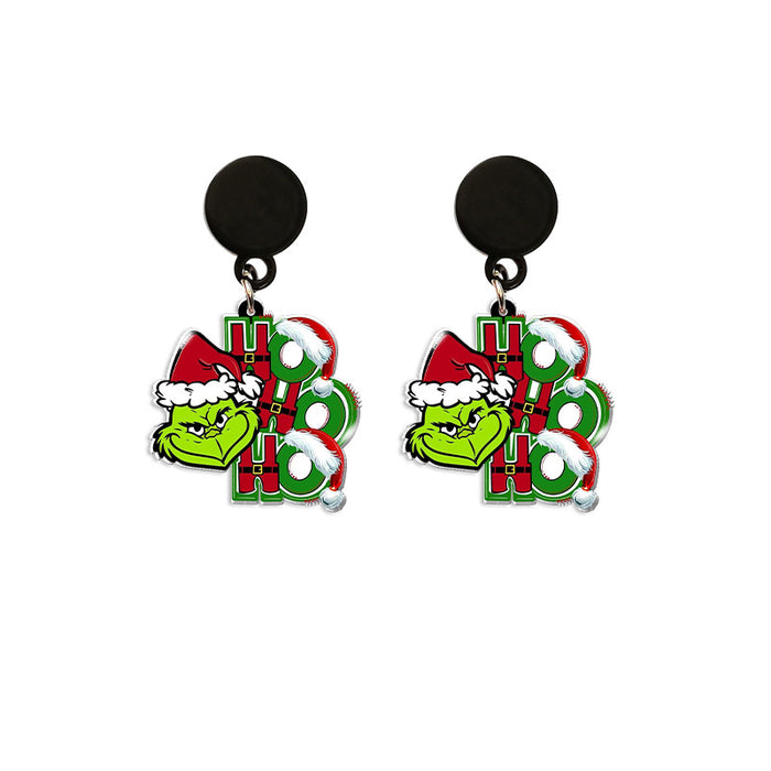 Wholesale Christmas Acrylic Earrings and Earrings JDC-ES-XiangL055