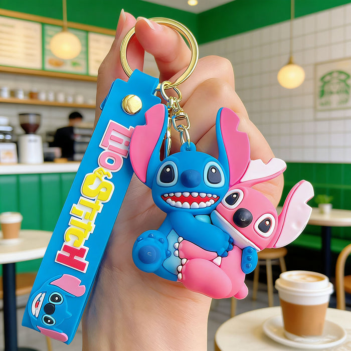 Wholesale Decorative Silicone PVC Cartoon Keychain Car Key Accessory Boutique Gift MOQ≥2