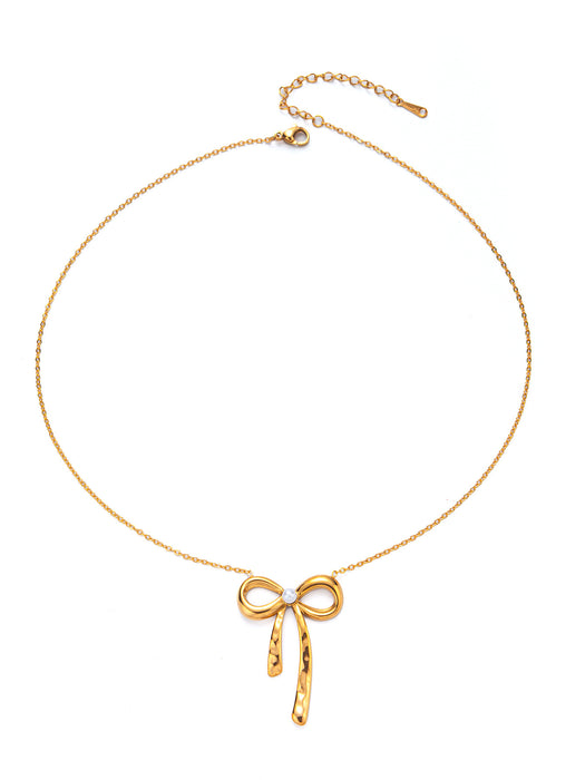 Wholesale Fade-Resistant Sweater Chain — Niche,  Light Luxury  and Sophisticated Titanium Steel Necklace
