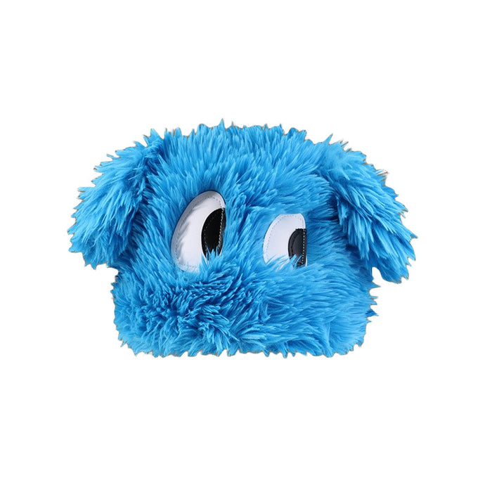 Wholesale Cute Funny Puppy Hat Women's Eyes Long Ears Thickened Pullover Hat Autumn and Winter Warm Plush