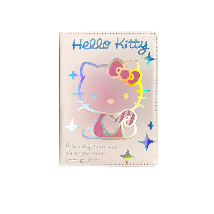 Wholesale 5pcs Cute Cat Coloring Page Notebook Laser Hand Ledger  Leather Notepad