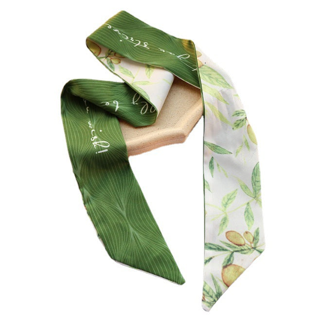 Wholesale Bow Silk Scarf Headband JDC-HS-JunJie001