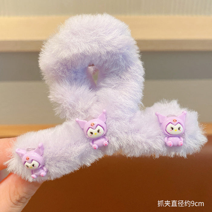 Wholesale Plush Cute Cartoon Large Hair Clips JDC-HC-Zhongx001