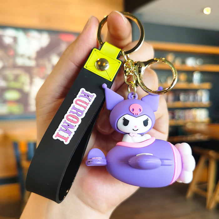 Wholesale Cartoon Doll Silicone Keychain JDC-KC-Tingm205