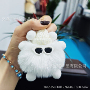 Wholesale Plush Briquette Cartoon Keychain JDC-KC-Shimin004