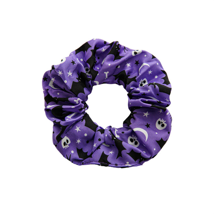 Wholesale Halloween Skull Series Satin Hair Tie JDC-HS-SanTai001