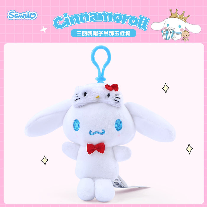 Wholesale Cute Cartoon Bag Pendant Plush Doll Keychain School Bag Pendant Doll