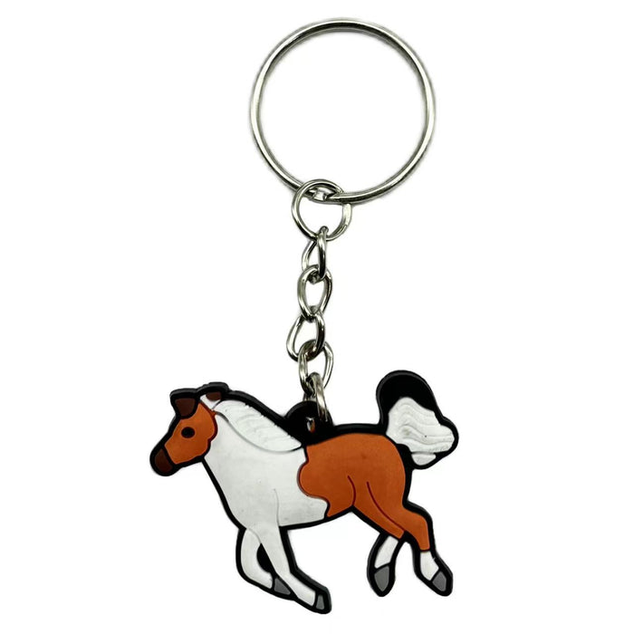 Wholesale Cartoon pony keychain pendant DIY backpack key accessories luggage accessories pendant