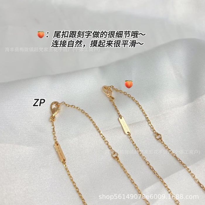 Wholesale Layering Butterfly Pendant Necklace Gold Plated White Shell Copper