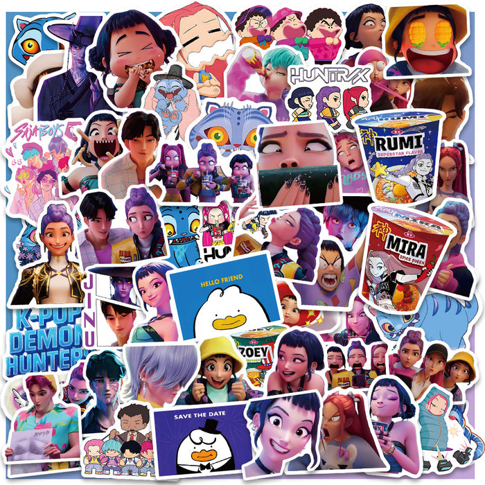 Wholesale 150pcs Idol movie waterproof water bottle laptop sticker