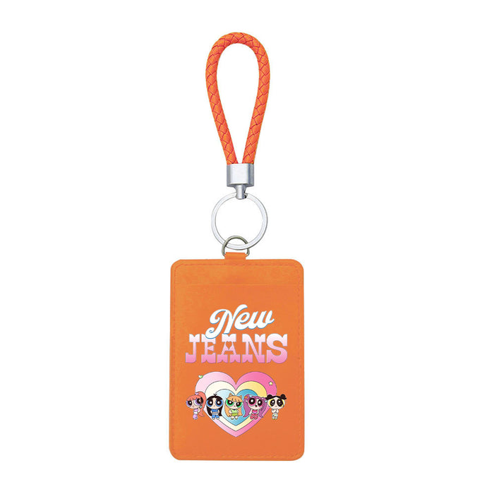 Wholesale PU Card Holder Keychain JDC-KC-ShuaiX002