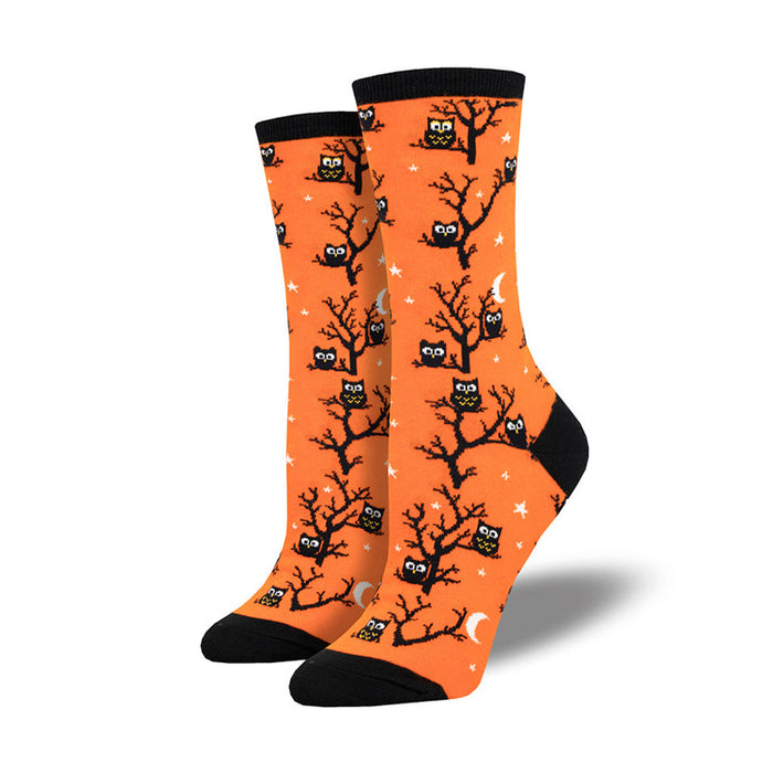 Wholesale  Creative Funny Pumpkin Jacquard Trendy Socks for Men and Women Couples Mid-Calf Socks Halloween