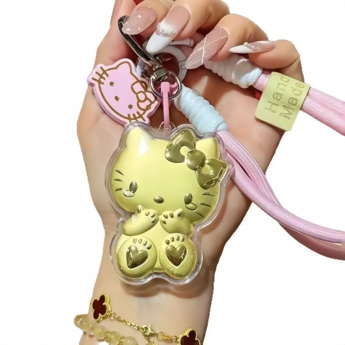 Wholesale Cute cartoon metal lanyard keychain