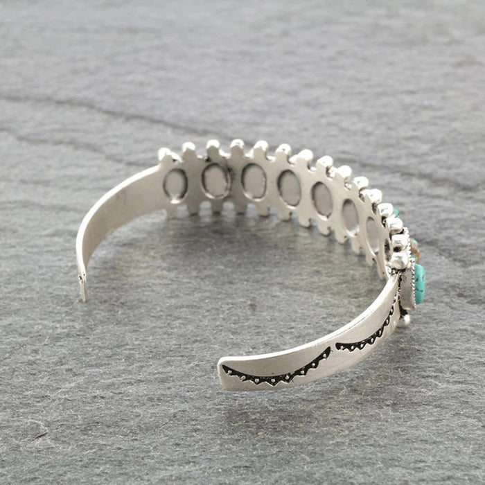 Wholesale Turquoise Open Bracelet Vintage Pattern Bracelet Bracelet Bracelet