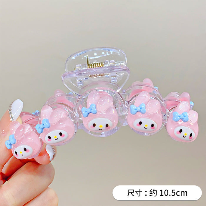 Wholesale Resin Cartoon Transparent Fine Flash Clip JDC-HC-HengX007