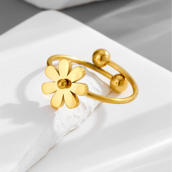 Wholesale Ring jewelry with an open mouth ring, light luxury and high-end jewelry