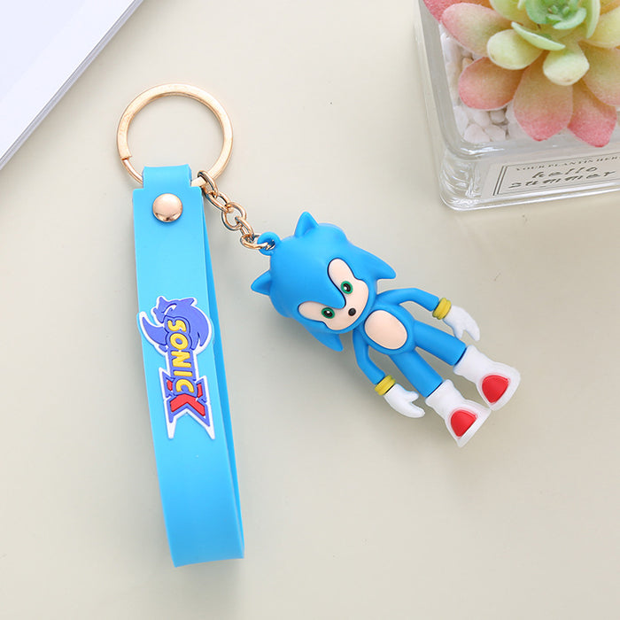 Wholesale Cute Cartoon Soft Rubber Doll Keychain JDC-KC-BoYue004