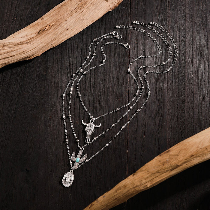 Wholesale Vintage inlaid turquoise set accessories
