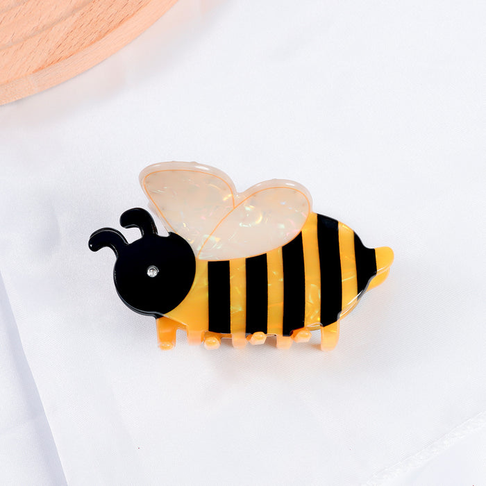 Wholesale Cute Bee Headwear Grab Clip Hairpin
